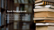 Book Background For PowerPoint And Google Slides Template